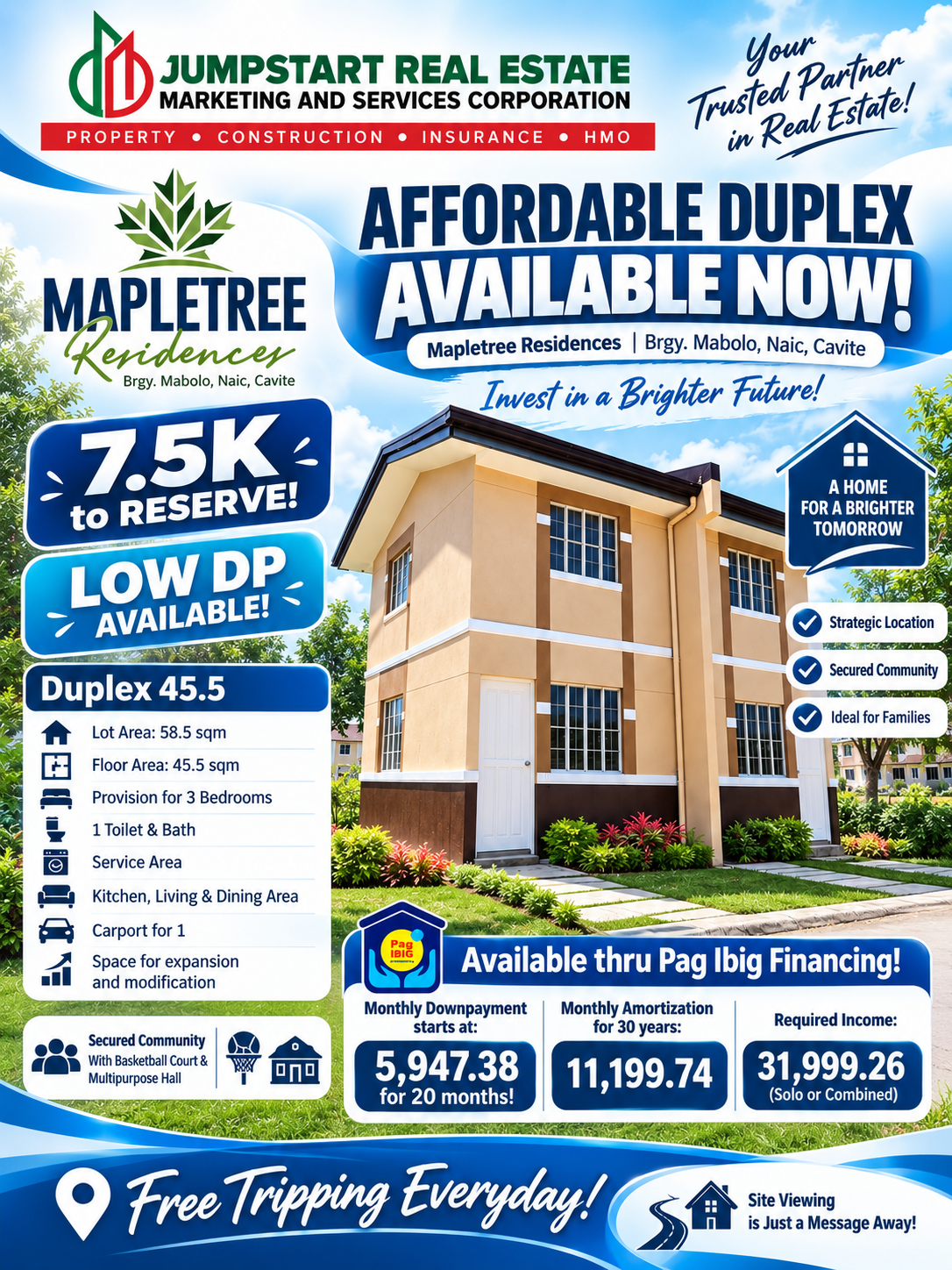 Maple Tree Duplex 45.50