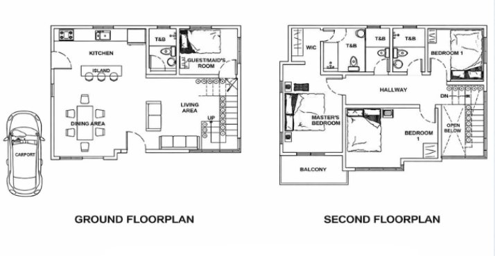 Ground and Second Floor