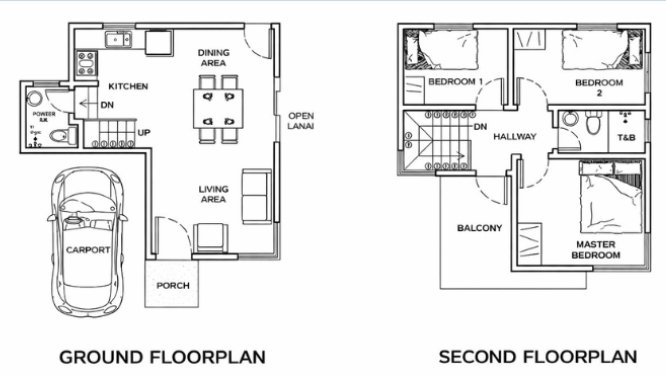 Ground and Second Floor