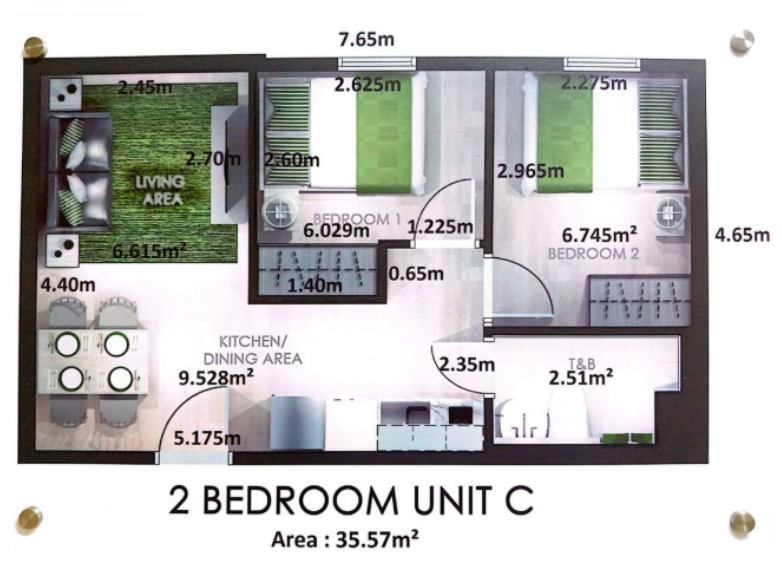 2 bedroom