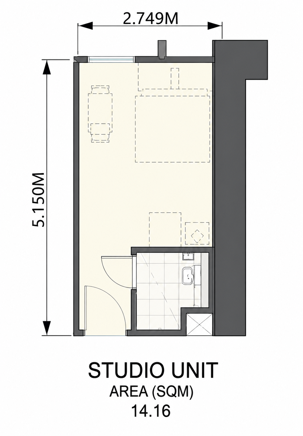 Studio Floor Plan